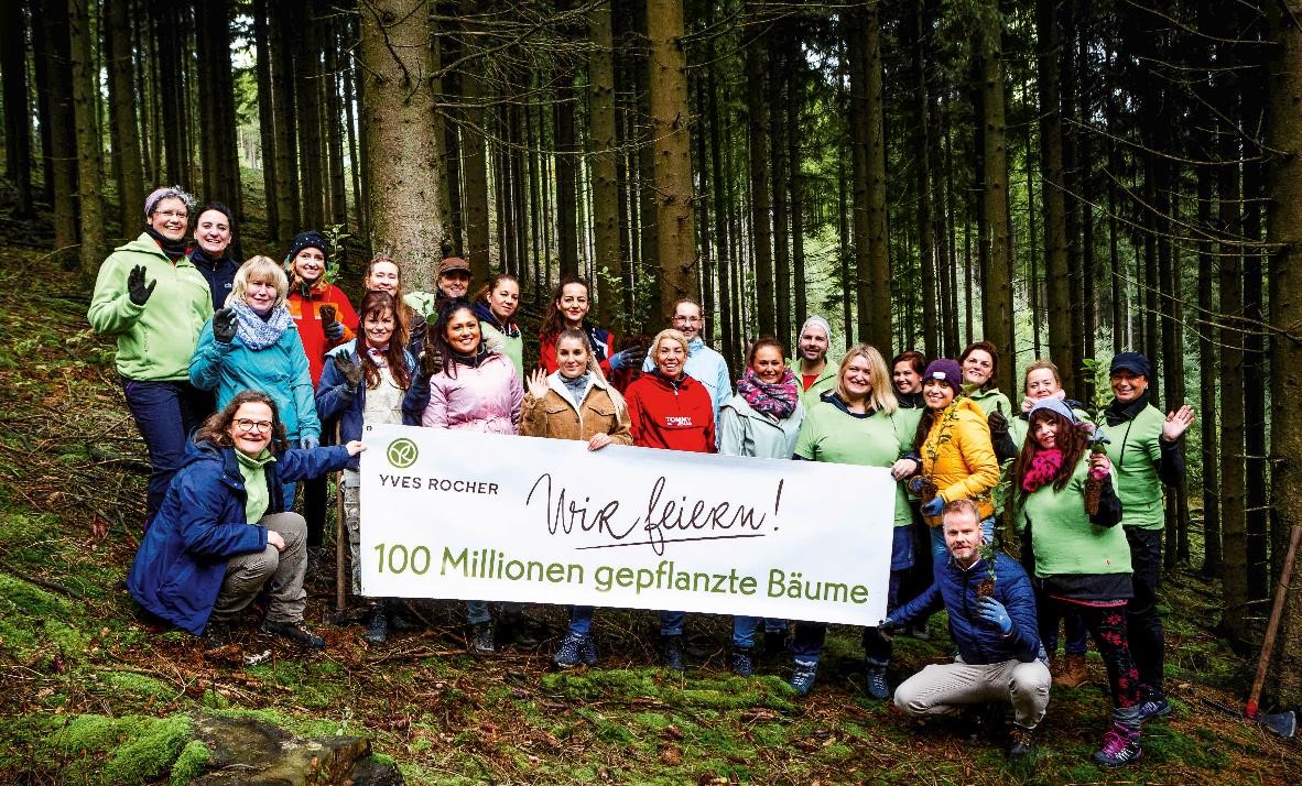Auf die 100 Millionen Bäume sowimage