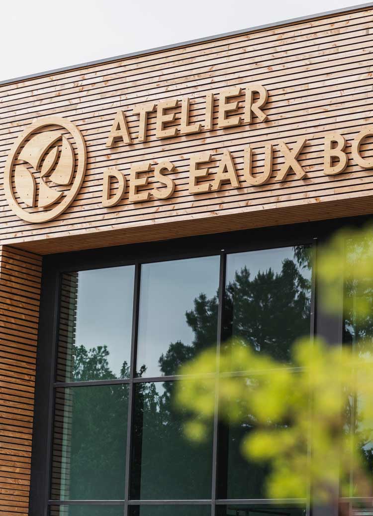 Het Atelier des Eaux Botaniques in La Gacilly