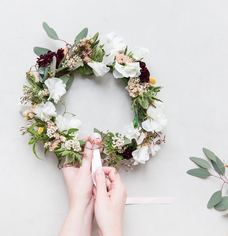 Do It Yourself : Couronne de fleurs