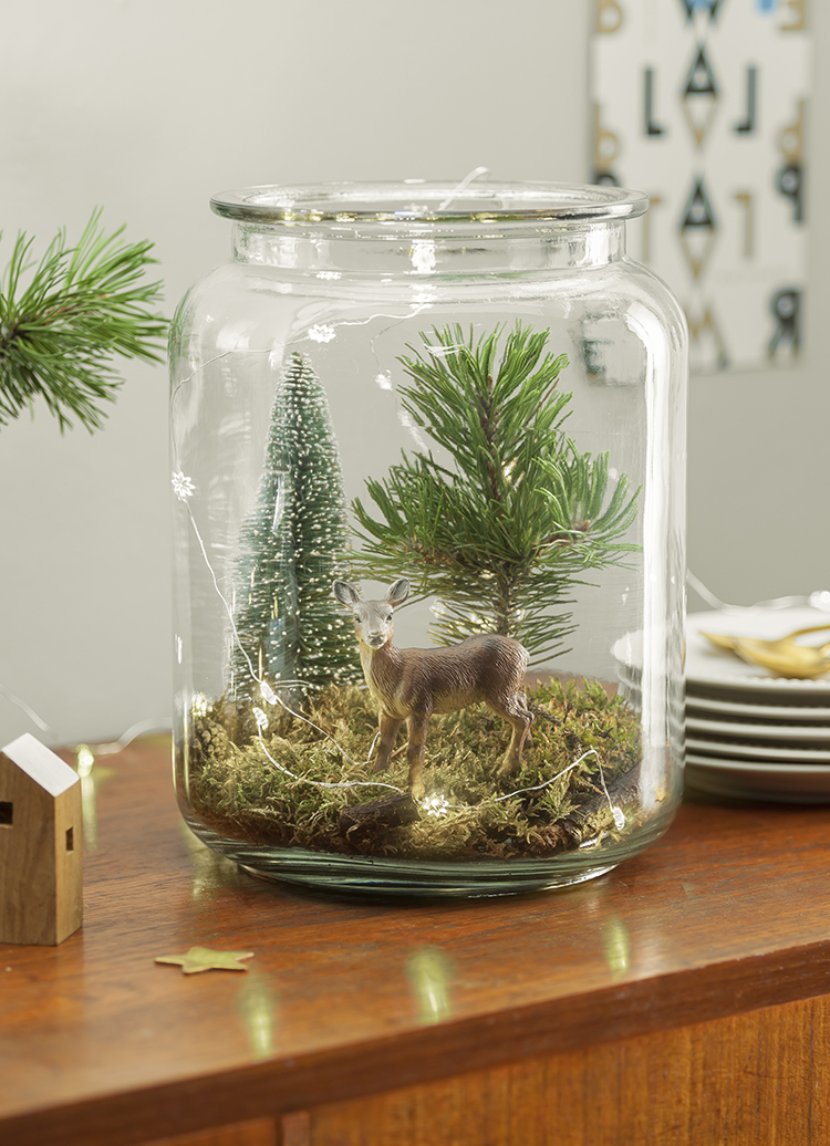 Bricolage maison : Terrarium de Noël
