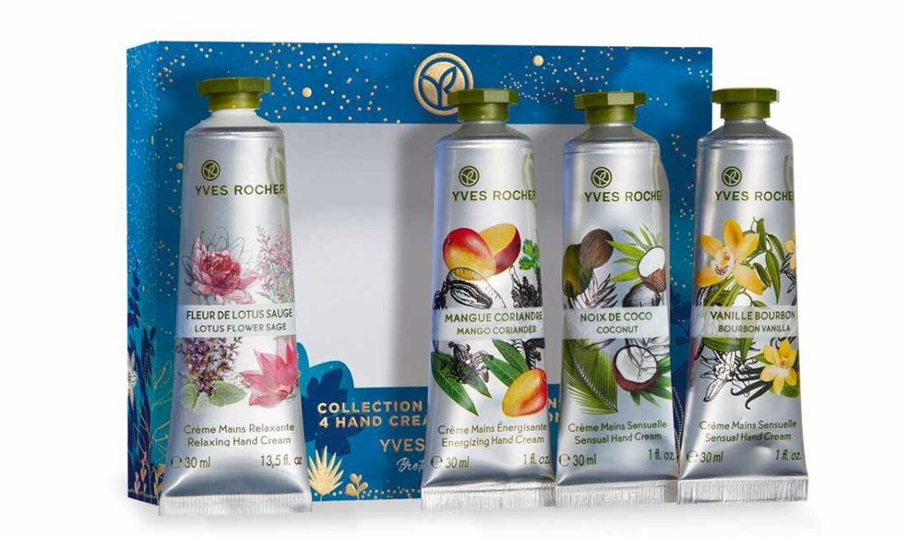 Coffret Cadeau Crèmes Mains Collection Noël - Yves Rocher