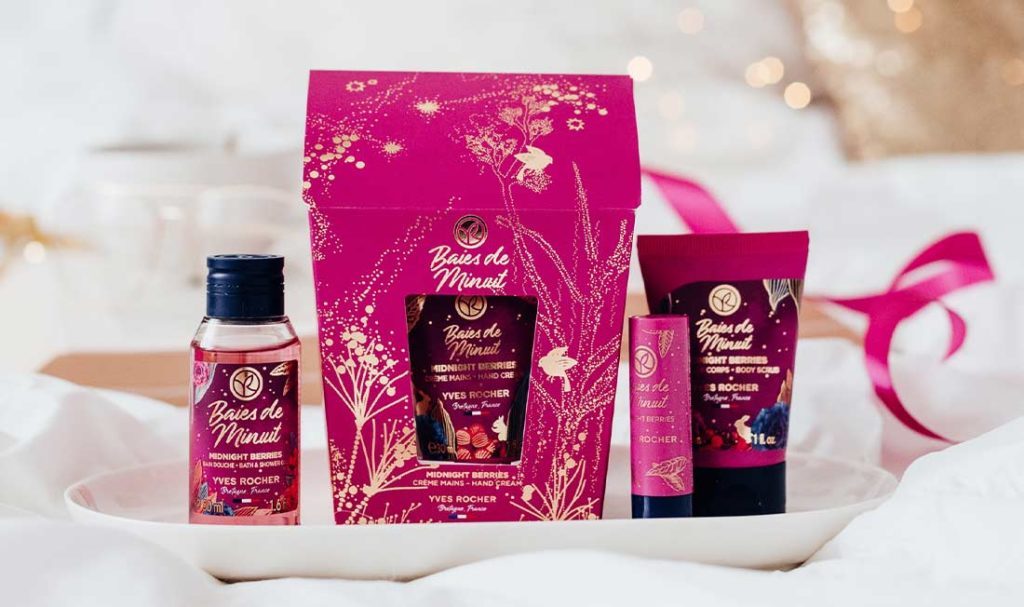 Kit Cadeau Beauté Baies de Minuit Collection Édition Limitée Noël - Yves Rocher