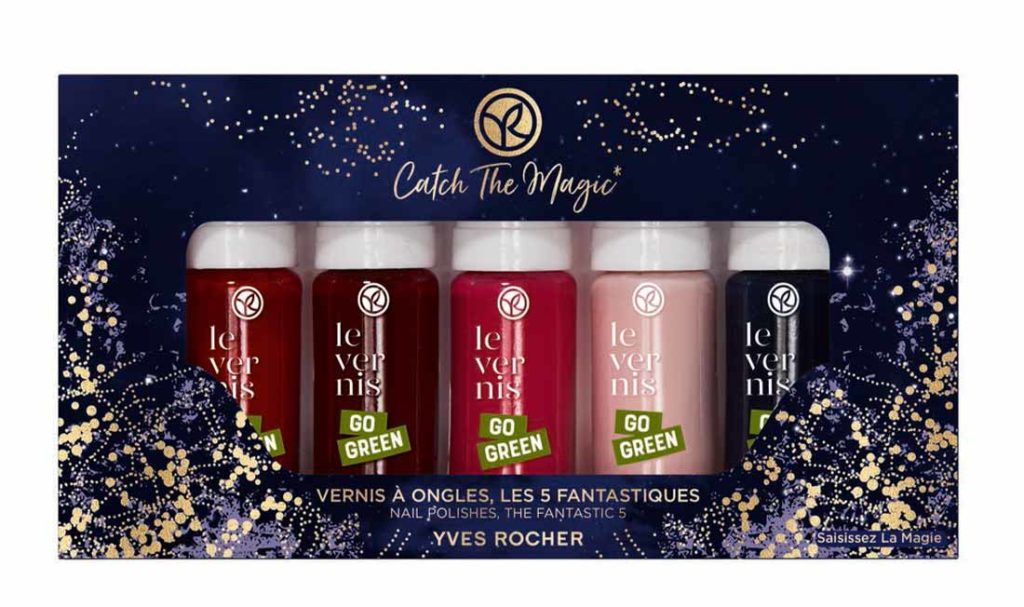 Coffret cadeau vernis à ongles édition limitée Noël - Yves Rocher