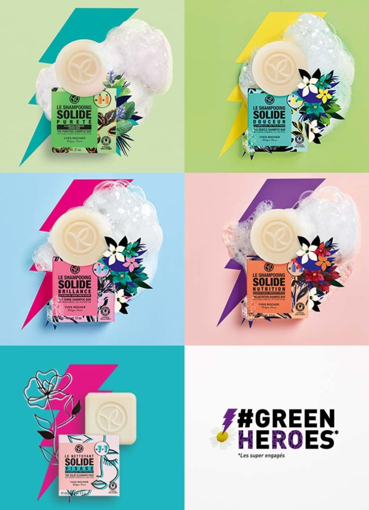 Green Heroes la gamme solide par Yves Rocher