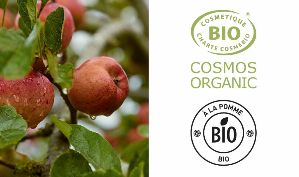 extrait de pomme gamme famille bio