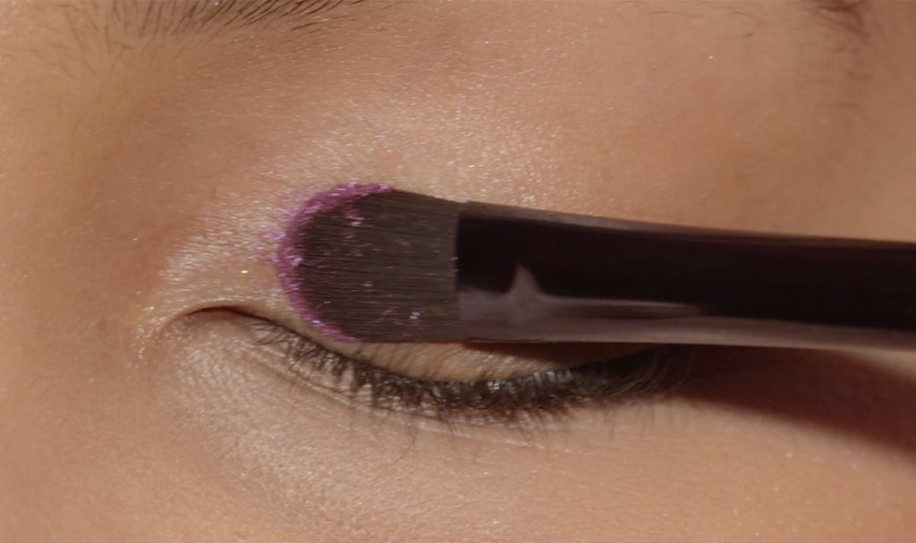 application du look sparkling supernova par yves rocher