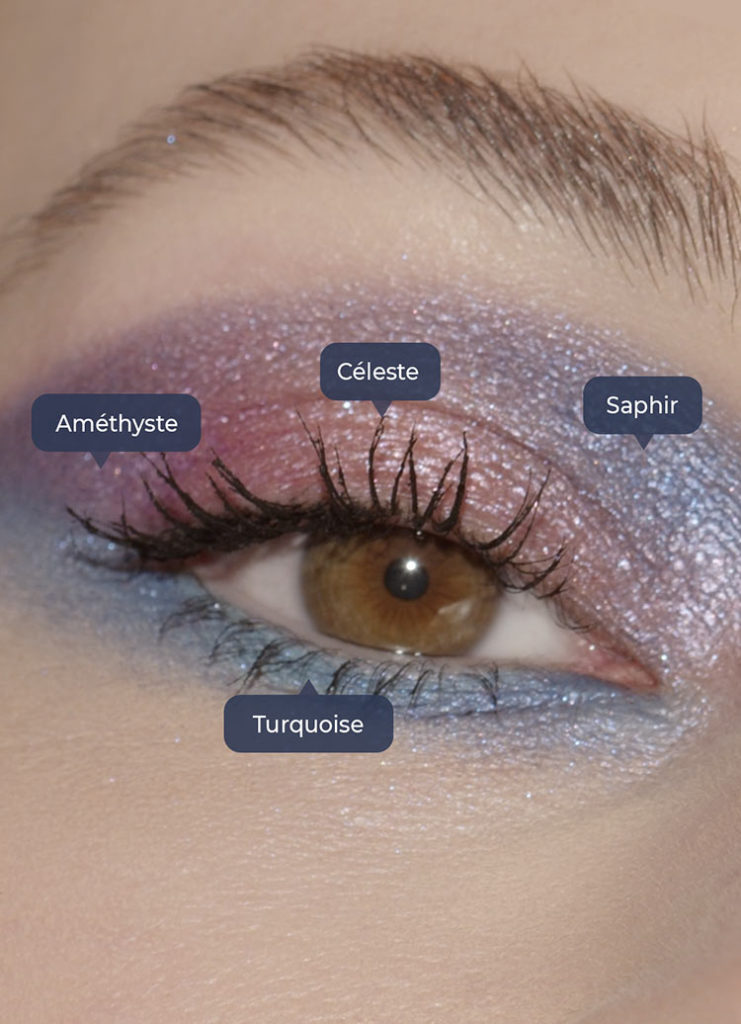 femme maquillée avec look moonlight par yves rocher