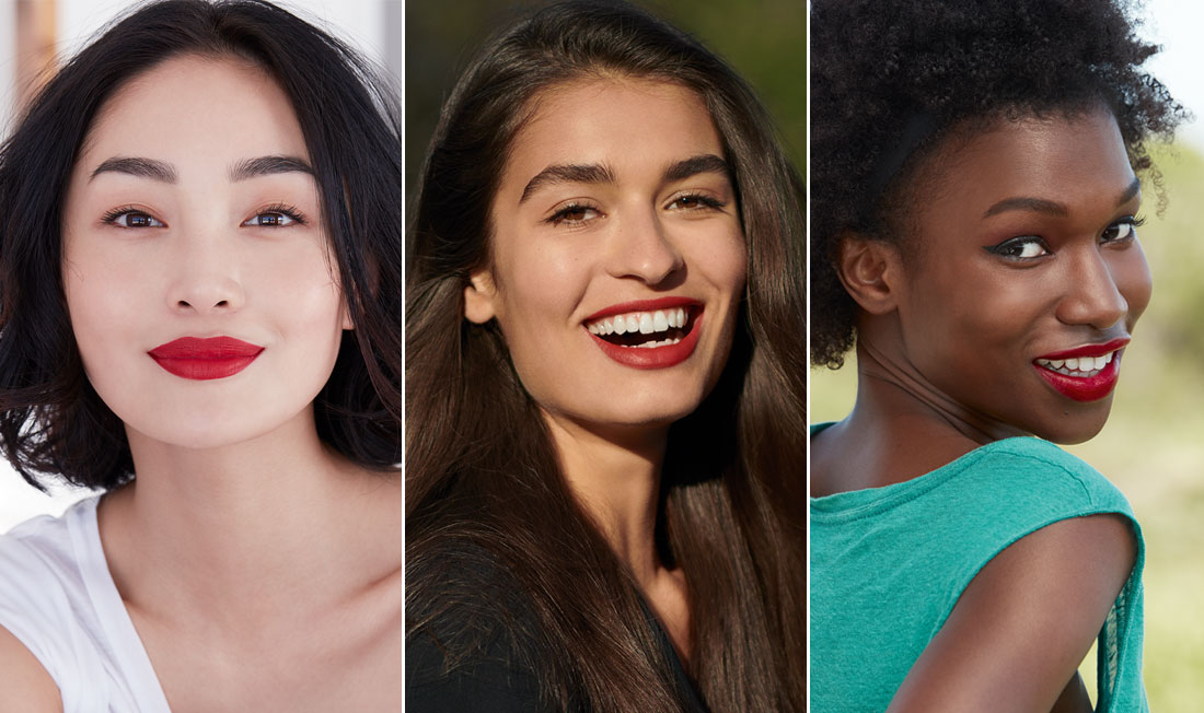 Trois femmes de couleurs de peau différentes sowimage