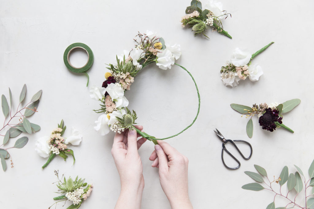 DIY Flower Crown Kit + Fresh Flowers – Native Poppy